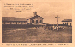 26221 " MISSIONI DEI PADRI BIANCHI-LA MISSIONE DI MARYHILL IN RIVA AL VICTORIA NIANZA "ANIMATA -VERA FOTO-CART.NON SPED. - Ouganda