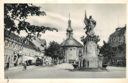 73065386 Rastatt Kaiserstrasse Mit Kirche Und Bernhardusbrunnen Rastatt - Rastatt