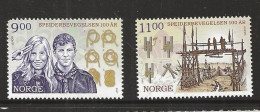 Norway 2007 Europe: Boy Scouts Mi  1619-1620, MNH(**) - Unused Stamps