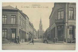 LAMBERSART CANTELEU - Rue De L'église - Animée - Commerce "à La Grande BOTTE De Paille" D. NOTTEAU - Lambersart