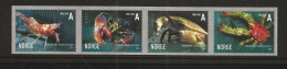 Norway 2007 Marine Life In Norway, Schrimp, Lobster, Crab, Spiny Quat Lobster, Mi  1625-1628 MNH(**) - Unused Stamps