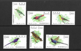 Taiwan 1967 MNH Taiwan Birds Sg 618/23 - Ungebraucht