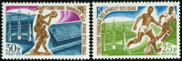 DEP4  Afars Y Issas  334/35 Fútbol  MNH - Dschibuti (Afar- Und Issa-Territorium)