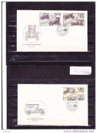 TCHECOSLOVAQUIE 1969 VOITURES ANCIENNES 2 FDC Yvert 1713-1715, Michel 1866-1868 - FDC