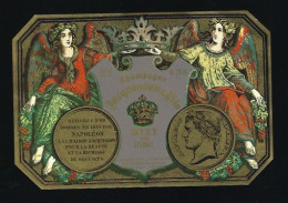 Etiquette Champagne Jaquesson Fils  Dizy Marne 51  Or Napoléon 1810  "ange, Femmes" Superbe - Champagne