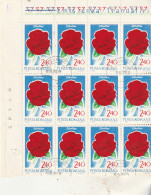 1970 - Des Roses / FULL X 12 - Feuilles Complètes Et Multiples