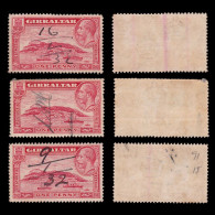 GIBRALTAR.1931.GV.1d Scarlet.SET 3.SG 110.USED. - Gibraltar