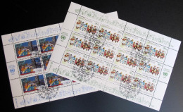 UNO NEW YORK 1987 Mi-Nr. 540/41 Kleinbogen O Used - Aus Abo - Blocks & Sheetlets