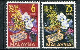 MALAISIE- Y&T N°4 Et 5- Oblitérés - Malaysia (1964-...)