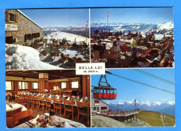 J395, Crans Montana, Bella-Lui, Restaurant, Téléférique, Rud. Suter, 14071, GF, Non Circulée - Crans-Montana