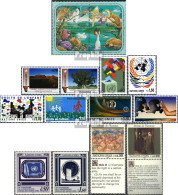 UNO - Genf 194-209 (kompl.Ausg.) Jahrgang 1991 Komplett Postfrisch 1991 ECE, Rechte U.a. - Unused Stamps