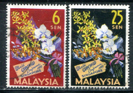 MALAISIE- Y&T N°4 Et 5- Oblitérés - Malaysia (1964-...)