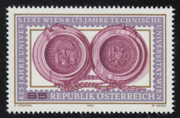 Österreich 1990 Universität & TU Wien, Dienstsiegel Der Universitäten Mi. 1984 Postfrisch/** MNH - Unused Stamps