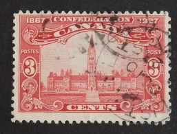 CANADA YT 123 OBLITERE "PARLEMENT A OTTAWA"  ANNÉE 1927 - Used Stamps