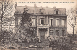 24-2940 : HENIN-LIETARD. RUINES DE GUERRE. LE CHATEAU DU DIRECTEUR DES MINES DE DOURGES - Henin-Beaumont