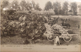 1914 FRENCH ARMY CANNONS And Horses  RP Ppc I- VF 436 - Guerre 1914-18