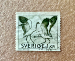 SUEDE 1967 1v Oblitère Décalage Impression YT Mi  Pájaro Bird Pássaro Vogel Ucello Oiseau SWEDEN - Picotenazas & Aves Zancudas