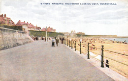 MARGATE, KENT, WESTONVILLE, PROMENADE, BEACH, ARCHITECTURE, ENGLAND, UNITED KINGDOM, POSTCARD - Margate