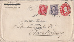 Etats-Unis - LETTRE - D'Honolulu Le 20/04/1914 Pour La Suède - Cartas & Documentos