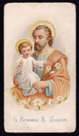Santino/holycard: S. GIUSEPPE  - E -  PR - Mm. 68 X 125 - Religion & Esotérisme
