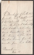 Gloucester House Park Lane Mayfair Victorian Duke Of Cambridge Signed Letter - Personajes Historicos