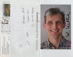 Wolfgang Ketterle Physics Nobel Prize Hand Signed Photo & COA Envelope - Inventori E Scienziati