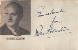 Leslie Woodgate WW2 Music Conductor Robert Easton 2x Autograph - Cantanti E Musicisti