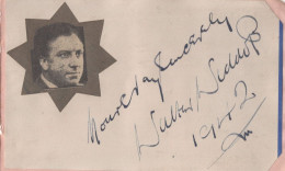 Walter Widdop BBC Radio Opera Tenor Old Hand Signed Autograph - Zangers & Muzikanten
