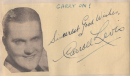 Unidentified Carry On Actor George Allen 2x Autograph S - Schauspieler Und Komiker