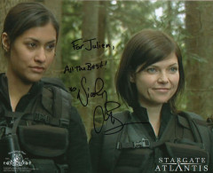 Nicole De Boer Stargate Atlantis Star Trek Large Hand Signed Photo - Actors & Comedians