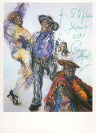 George Melly Maggi Hambling NPG Painting Hand Signed Photo - Maler Und Bildhauer