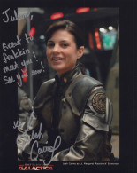 Leah Cairns Battlestar Galactica 10x8 Hand Signed Photo - Acteurs & Toneelspelers