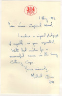 Politics Unidentified 1980s MP Hand Written Signed House Of Lords Letter - Acteurs & Comédiens
