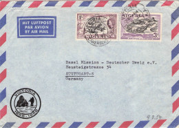 NIGERIA - REGISTERED MAIL 1959 VICTORIA - STUTTGART/DE / 6077 - Nigeria (...-1960)