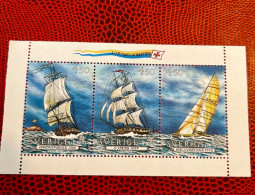 SUEDE EUROPA CEPT 1992 Bloc 3v Neuf MNH ** Mi BL 69 Sailing Ship SWEDEN - 1992