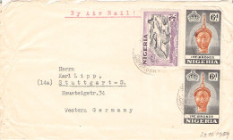 NIGERIA - AIR MAIL 1959 - STUTTGART/DE / 6079 - Nigeria (...-1960)