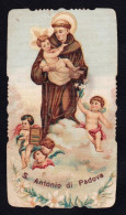 Santino/holycard: S. ANTONIO DI PADOVA - E -  PR - Mm. 59 X 107 - Religion & Esotérisme