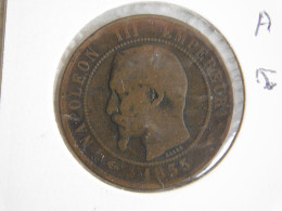 France 10 Centimes 1855 A Ancre (263) - 10 Centimes