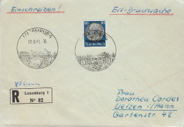 Luxembourg - Luxemburg - Lettre  2ième Guerre Mondiale   Cachet Spécial   Occupation - Cartas & Documentos