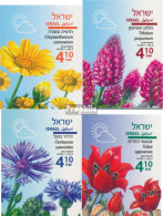 Israel 2613-2616 (kompl.Ausg.) Postfrisch 2018 Frühlingsblumen - Ongebruikt (zonder Tabs)