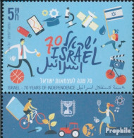 Israel 2608 Mit Tab (kompl.Ausg.) Postfrisch 2018 Unabhängigkeit - Unused Stamps (with Tabs)