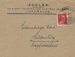 Luxembourg - Luxemburg - Lettre  2ième Guerre Mondiale      Occupation - Covers & Documents