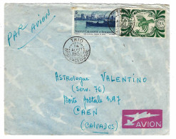 1951 - Enveloppe PAR AVION  Affr. à 24 F   De THIO Pour La France - Lettres & Documents