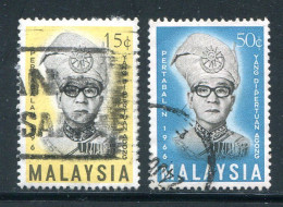 MALAISIE- Y&T N°33 Et 34- Oblitérés - Malaysia (1964-...)