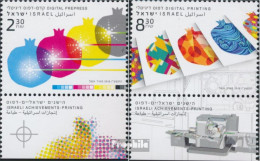 Israel 2509-2510 Mit Tab (kompl.Ausg.) Postfrisch 2016 Entwicklung Drucktechnik - Unused Stamps (with Tabs)