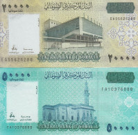 SOMALIA 20000 50000 Shilin 2010 P W42 W43  Set Of 2 UNC Banknotes - Somalia