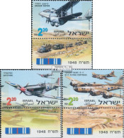 Israel 1471-1473 Mit Tab (kompl.Ausg.) Postfrisch 1998 Kampfflugzeuge - Unused Stamps (with Tabs)