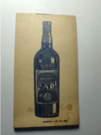 Bloc-Notes De Bar Publicitaire "SADI" CHAUMONT (Haute-Marne 52) SADI Alcool Liqueurs 6 X 10,5 Cm Env - Sonstige & Ohne Zuordnung