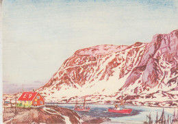 Greenland Postcard Sisimiut - Holsteinsborg Ca Aasiaat 07.09.1992 (KG152) - Stazioni Scientifiche E Stazioni Artici Alla Deriva