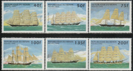 THEMATIC  TRANSPORT:  FAMOUS SAILING SHIPS   6V+MS  -  BENIN - Otros (Mar)